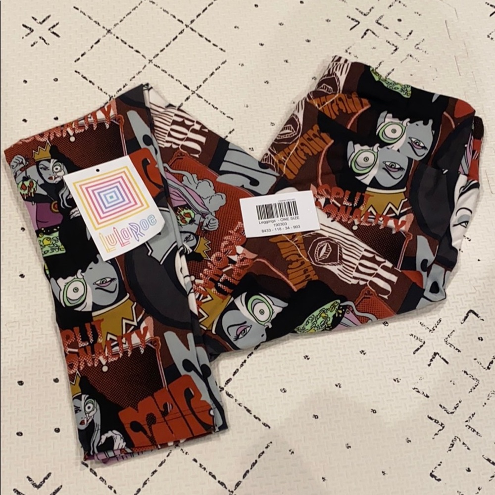 Split Personality Disney Villain LulaRoe leggings